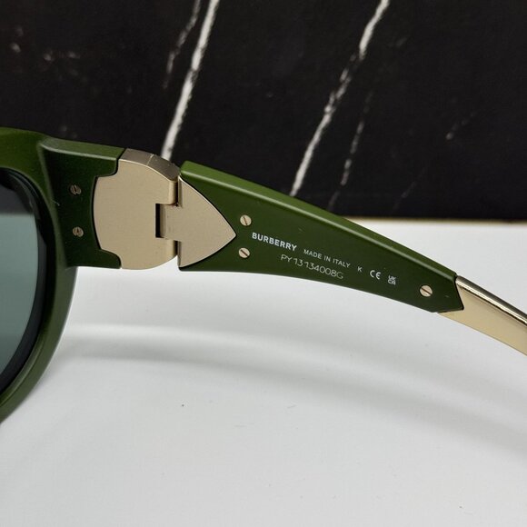NEW BURBERRY BE4433U 413871 SUNGLASSES GREEN UNISEX BE4433U 4138/71 BURBERRY main image 9